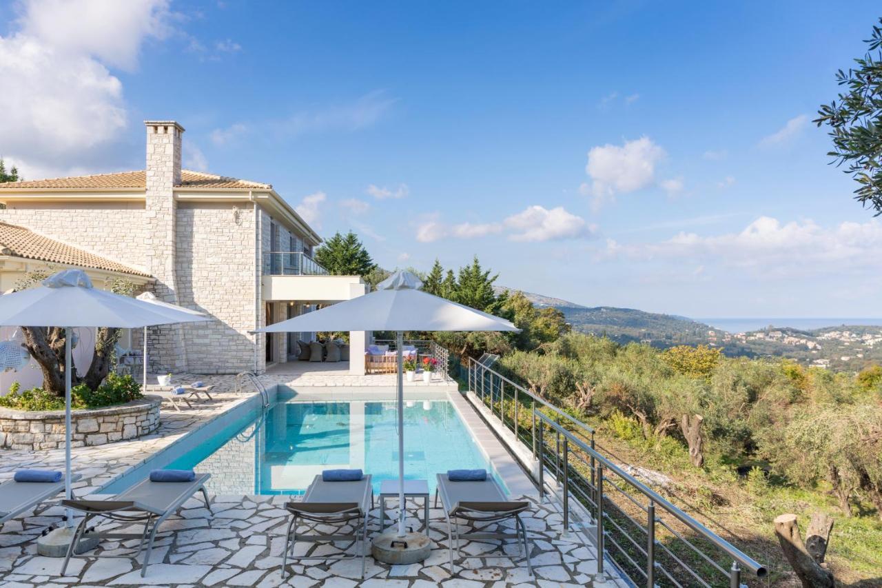 Villa White Stone By Rodostamo Collection Κασσιόπη Εξωτερικό φωτογραφία